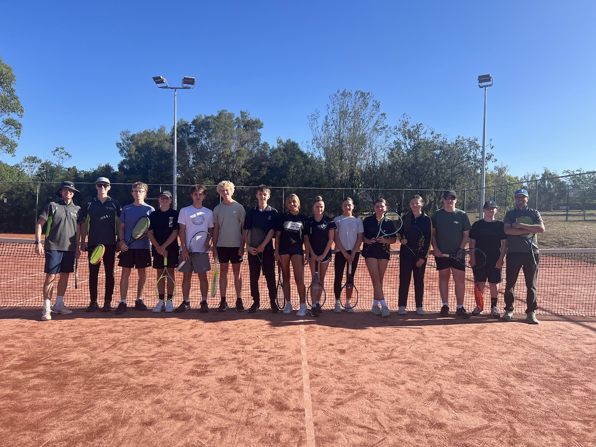 Chapman Tennis Coaching players and coaches at Gisborne Tennis Club